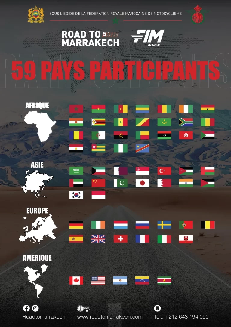 International motorcycle event Morocco
