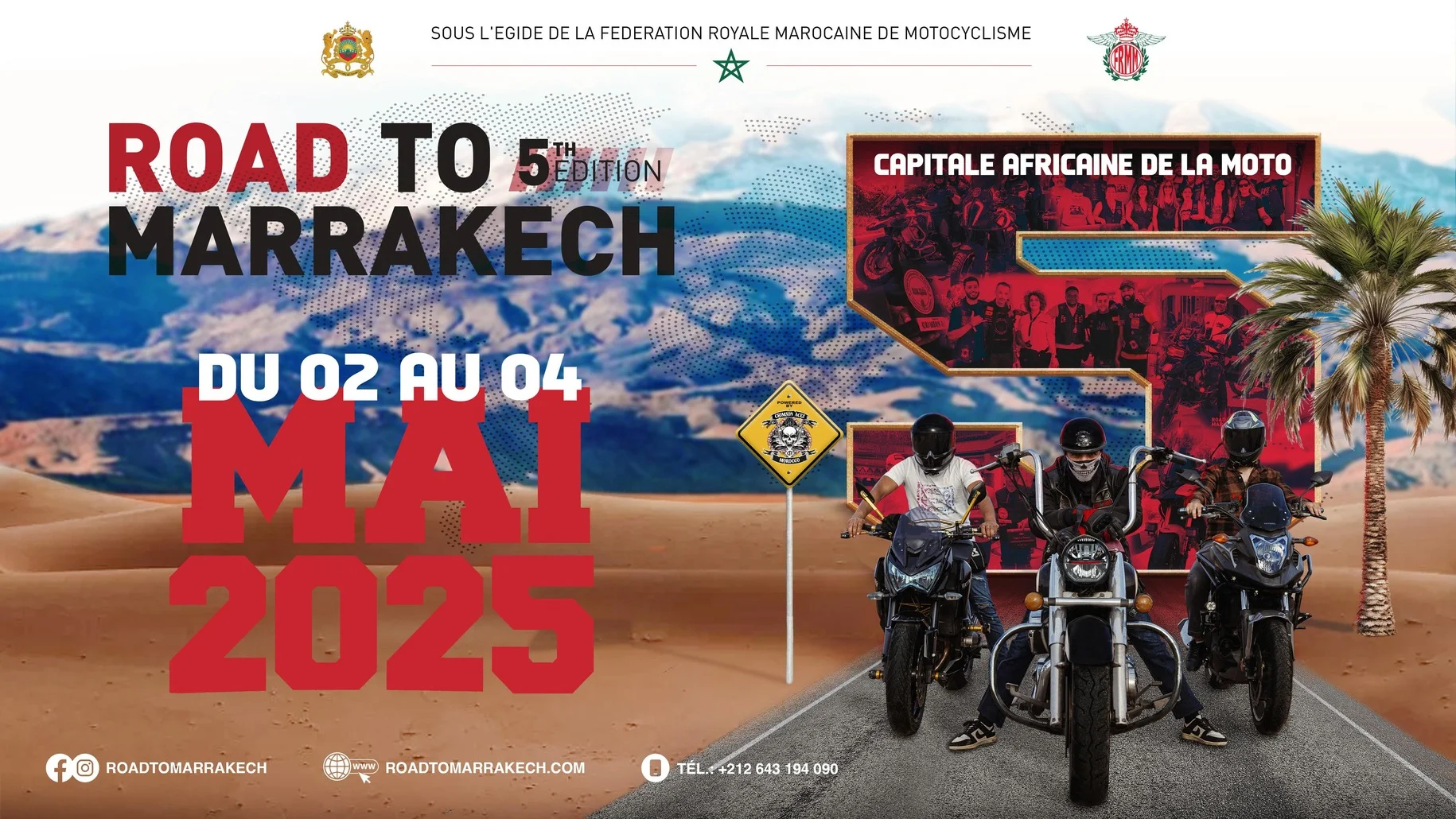ROAD TO MARRAKECH 2025 : L’événement moto incontournable en Afrique