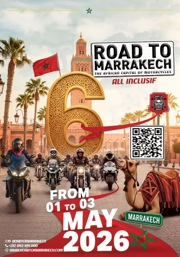 International motorcycle event Road to Marrakech edition 6